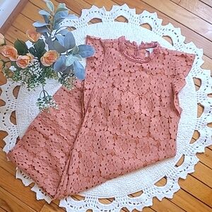 CATO Size 2 Pink Vintage & Lacey Dress